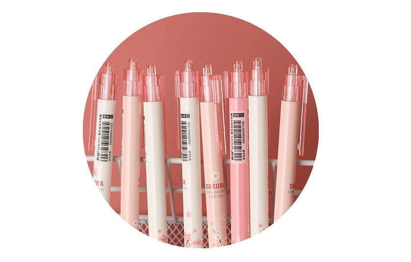 3Pieces Lots Of 0.5Mm Japanese Sakura Machinery Gel Pen Stationery School Office Supplies