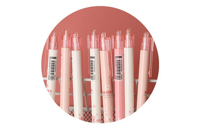 3Pieces Lots Of 0.5Mm Japanese Sakura Machinery Gel Pen Stationery School Office Supplies