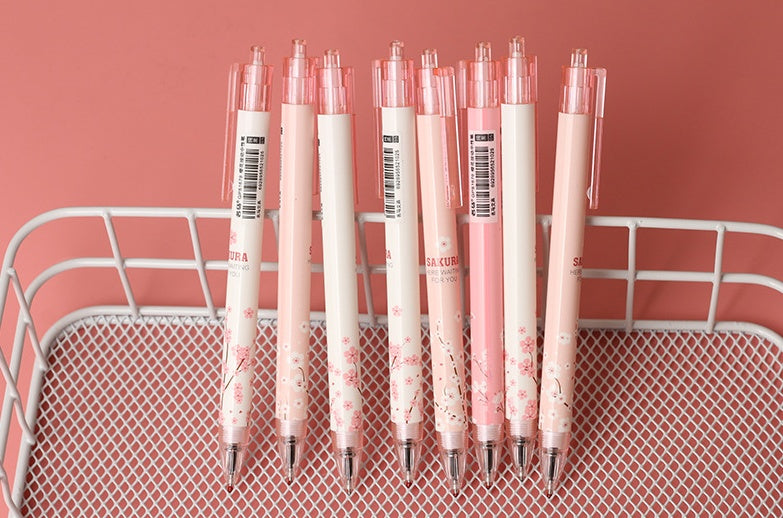 3Pieces Lots Of 0.5Mm Japanese Sakura Machinery Gel Pen Stationery School Office Supplies