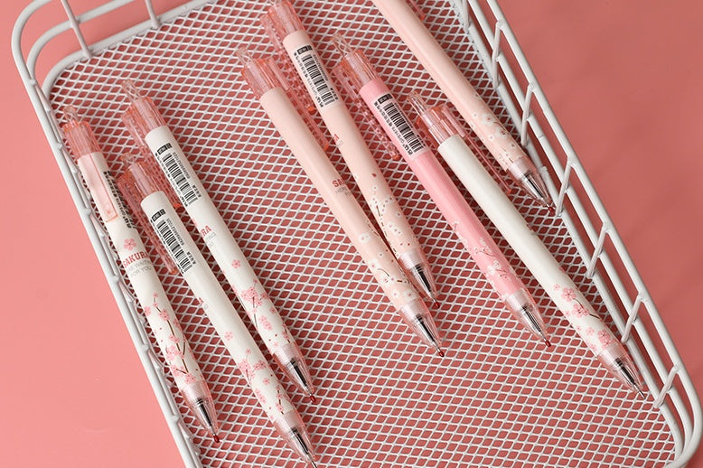 3Pieces Lots Of 0.5Mm Japanese Sakura Machinery Gel Pen Stationery School Office Supplies