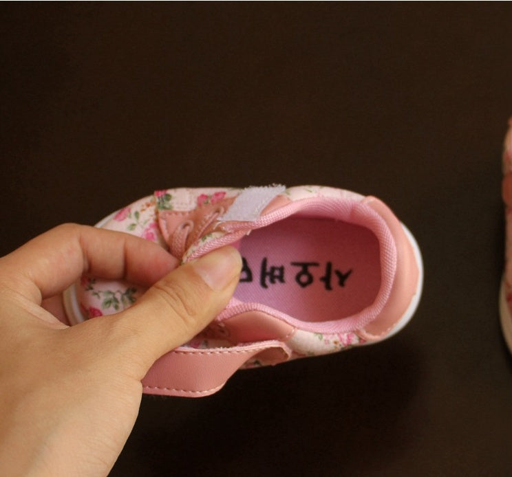 Baby small floral toddler shoes
