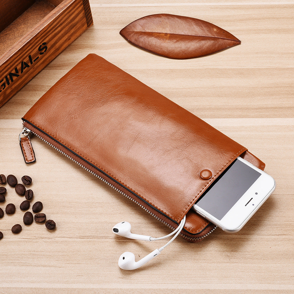 New wallet men's long wallet ( Available )