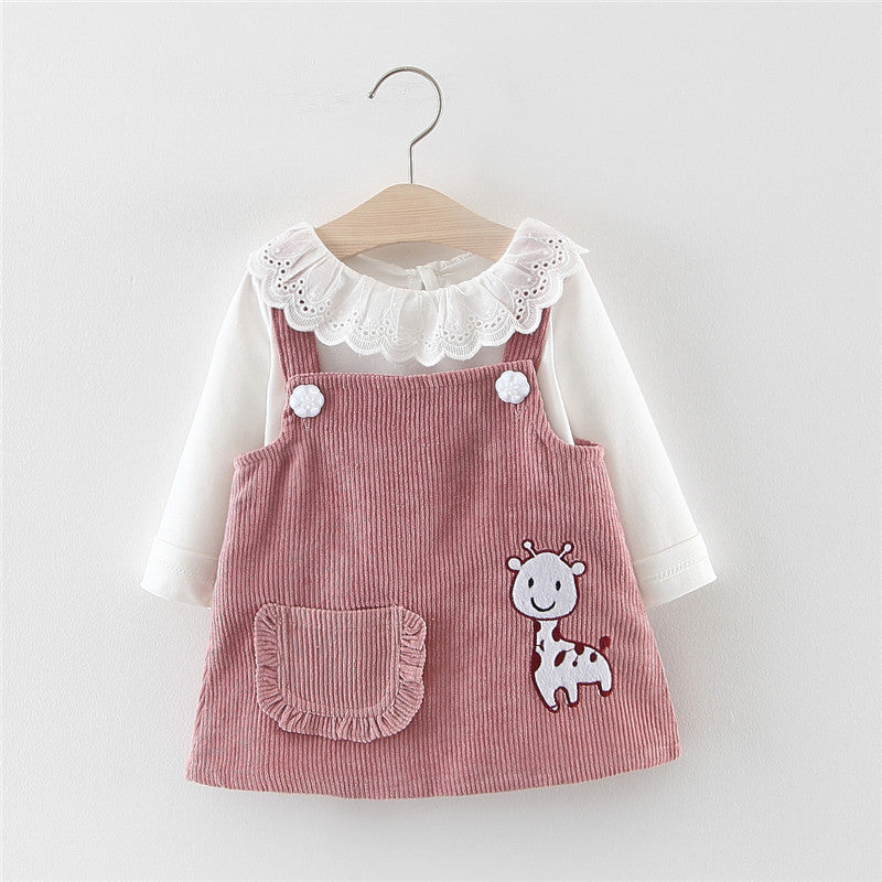 Baby Girl Beautiful Dress - 2 Pieces Set (Available)