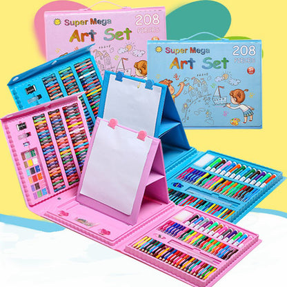 Special Offer 86-piece Children's Painting Kit Student Drawing School Supplies Stationery Set Gift Box