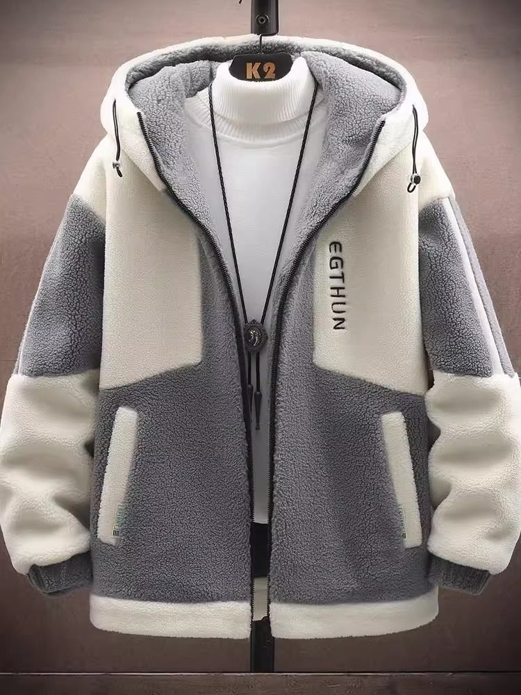Men's Fashion Loose Berber Fleece Coat