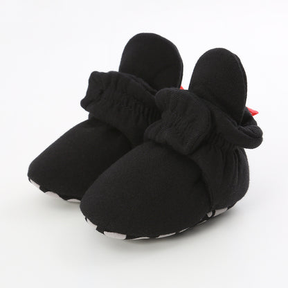 Knitted baby cotton shoes