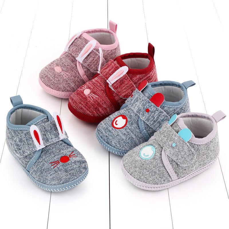 Cartoon baby shoes 0-1 year old soft soled walking shoes