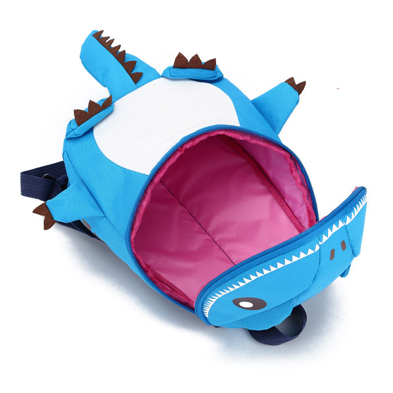3D animal kids backpack with adjustable shoulder straps and spacious compartments for boys and girls, ideal for school, daycare, travel, and daily use