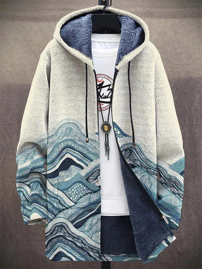 Men's 3d Digital Printed Hat Cardigan