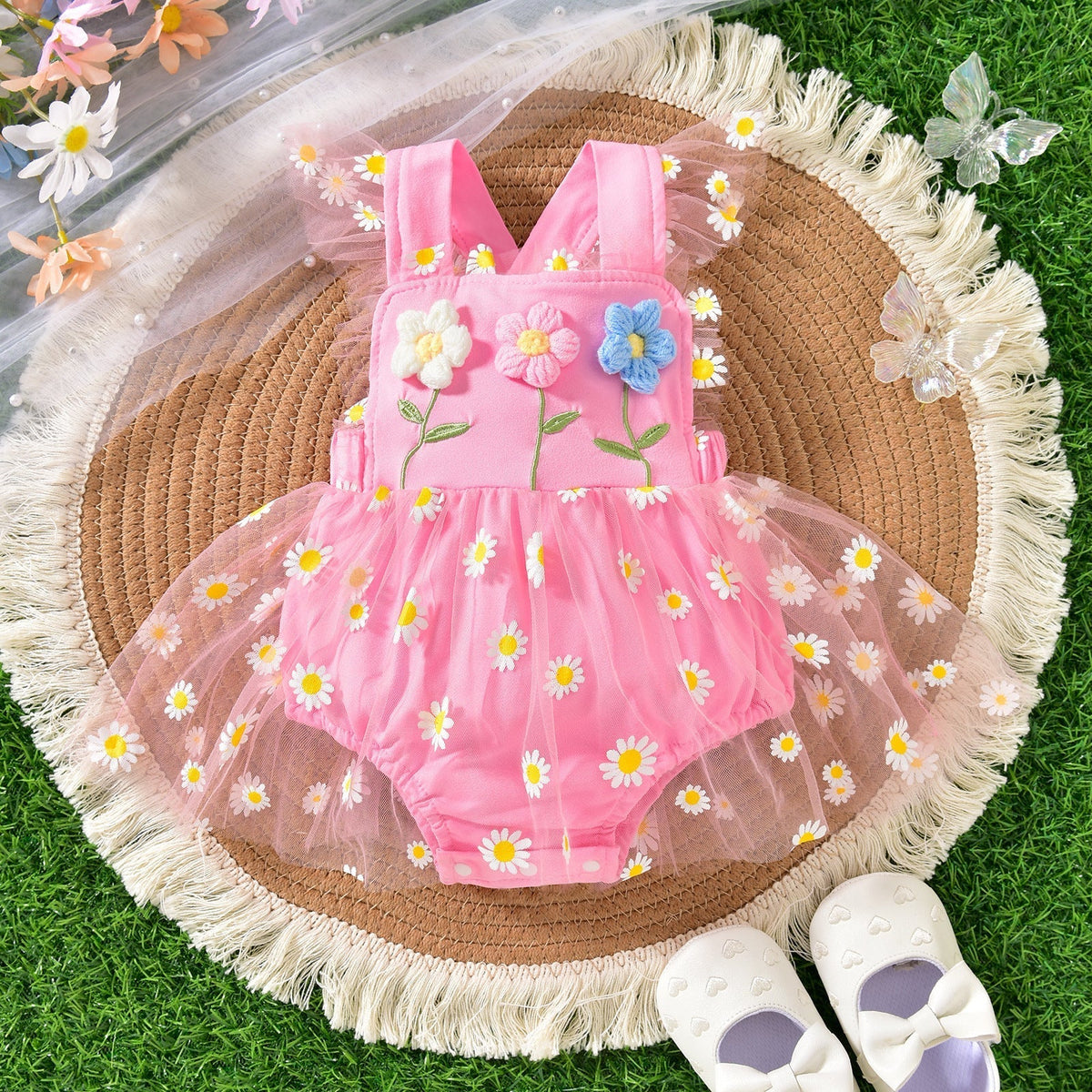 Baby Girl Flower Romper Bangladesh - Small China Town