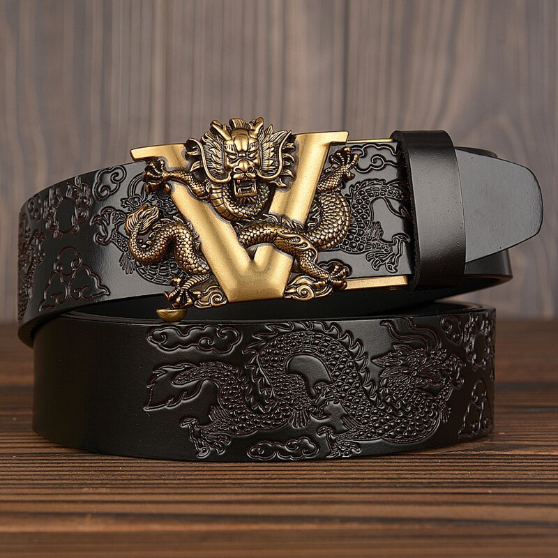 Automatic cowhide belt  ( Available )