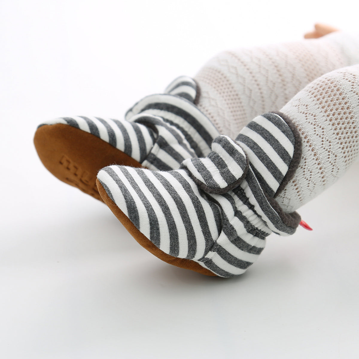 Knitted baby cotton shoes