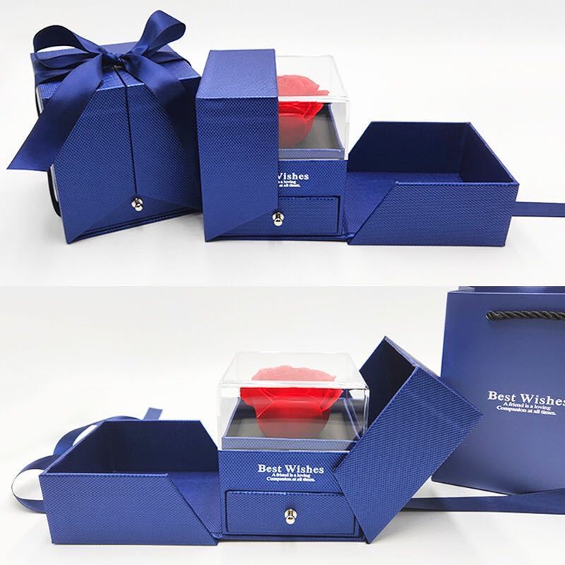 Valentine's Day Plastic Eternal Flower (Box)