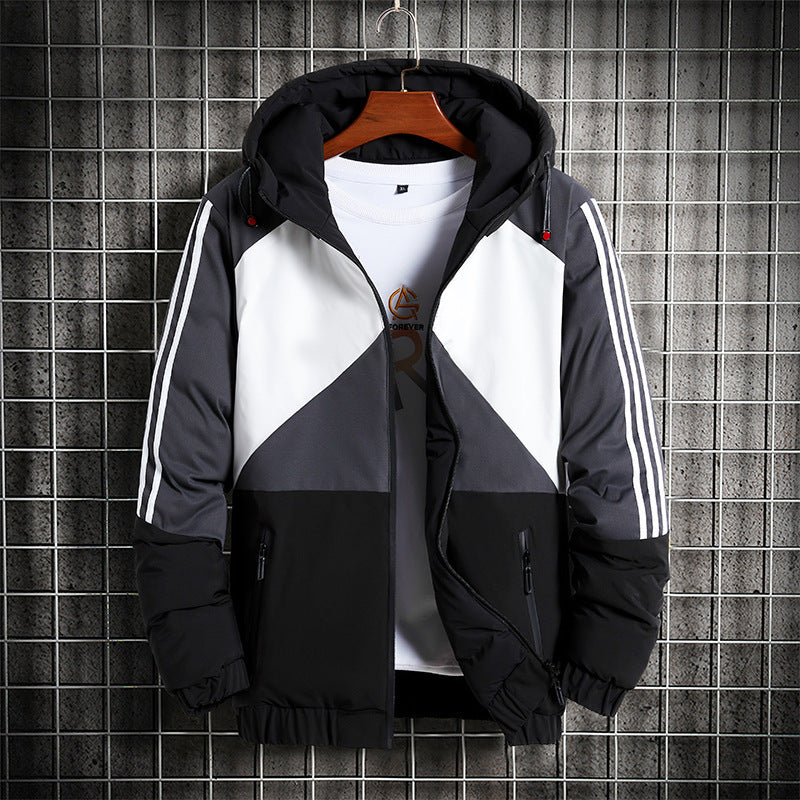 Down Cotton-padded Coat Men's Autumn And Winter Sports Double-sided