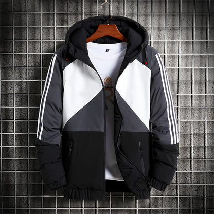 Down Cotton-padded Coat Men's Autumn And Winter Sports Double-sided