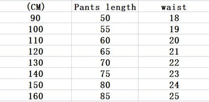 Girls' Spring And Autumn Thin Elastic Printed Pants