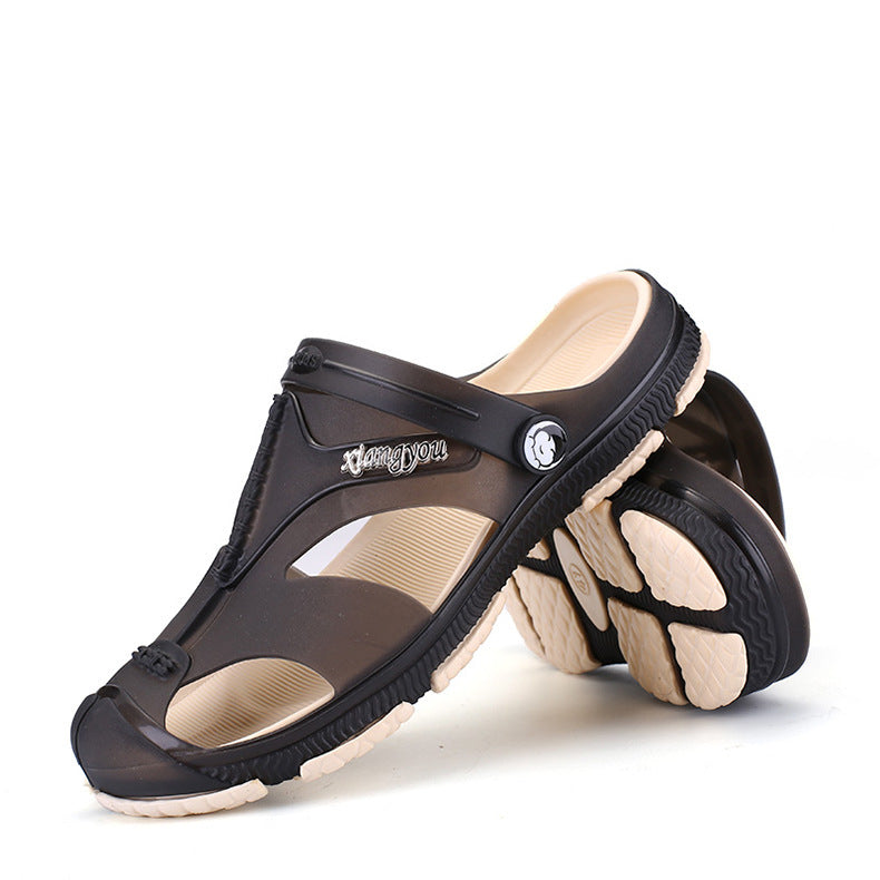 Men's Plus Size Slippers Baotou Half Slippers ( Available )