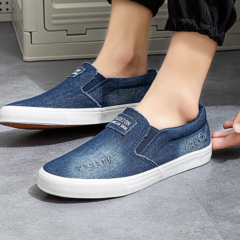 Slip-on Canvas Shoes Breathable Work ( Available )