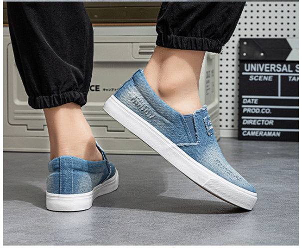Slip-on Canvas Shoes Breathable Work ( Available )
