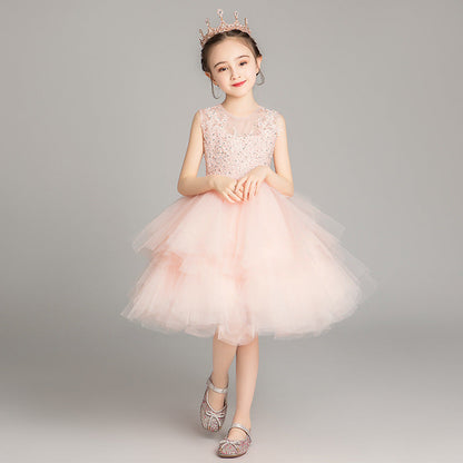 Girls' pompous gauze princess skirt