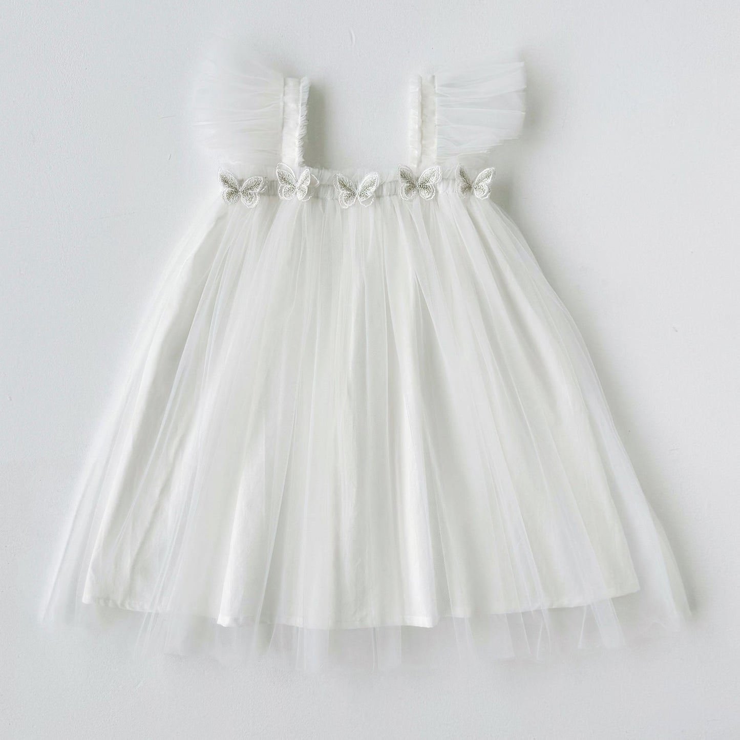 Flounced Sieve Tube Top Main Dress Puffy Birthday