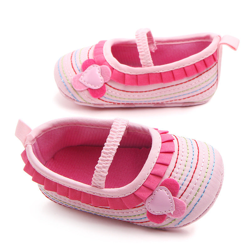 Four flower baby toddler shoes