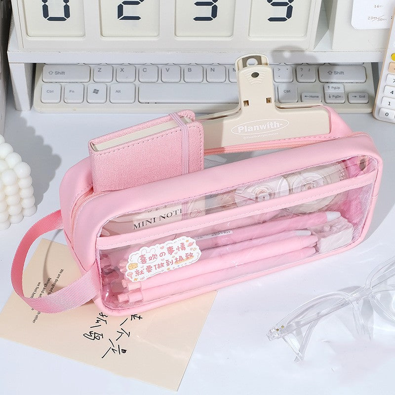 Transparent Large Capacity Visual Stationery Box
