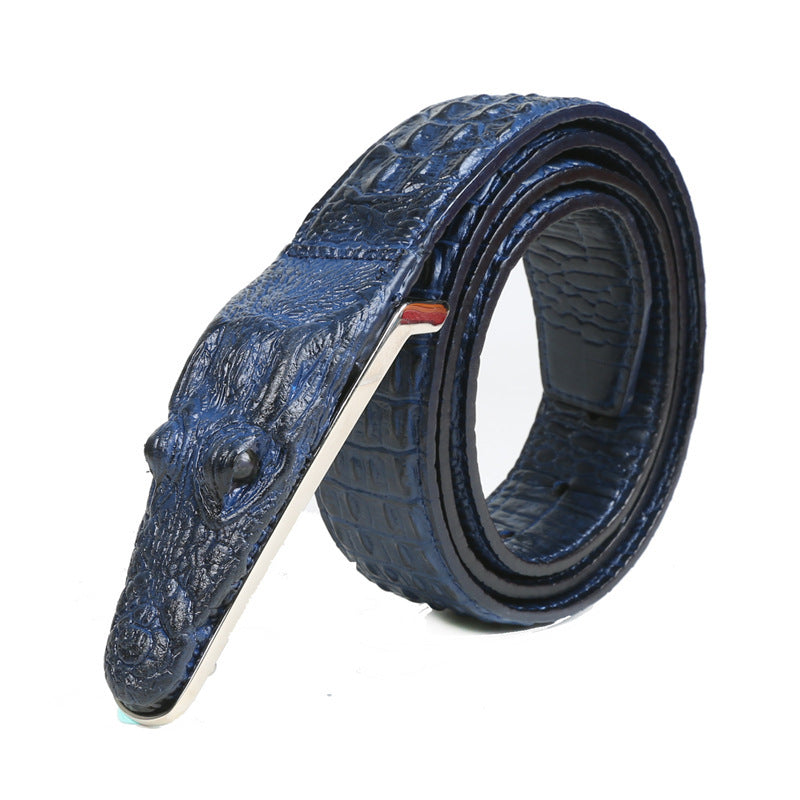 Men's leather belt