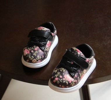 Baby small floral toddler shoes