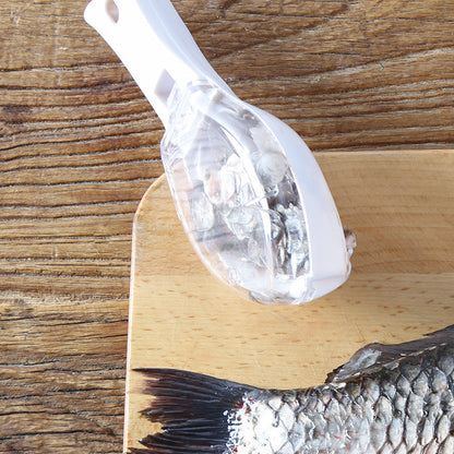 Fish Skin Brush Scraping Fish Scale Brush Grater Quick Disassembly Fish Knife Cleaning Peeling Skin Scraper Scraper Fish Scaler Kitchen Tools  (Available)