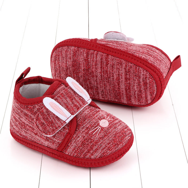 Cartoon baby shoes 0-1 year old soft soled walking shoes