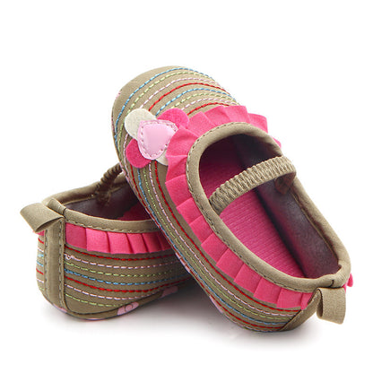 Four flower baby toddler shoes