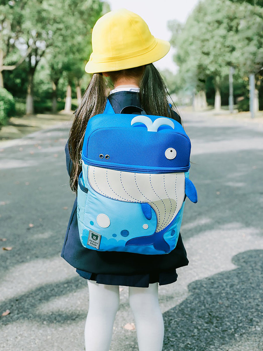 Cute Schoolboy Backpack with adjustable shoulder straps and spacious compartments for boys, suitable for school, travel, and everyday use