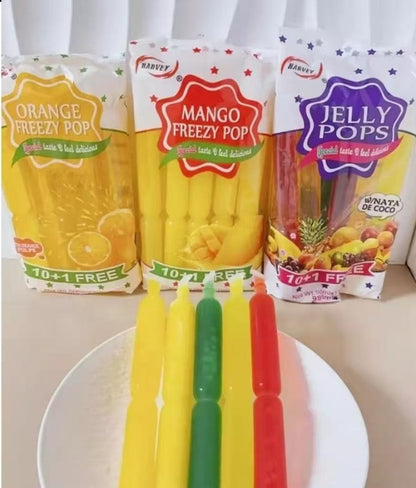 Mango Popsicle Orange Flavored Popsicle Jelly Stick