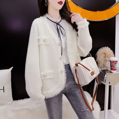 Women's Loose-fitting Tassel Vintage Sweater Coat