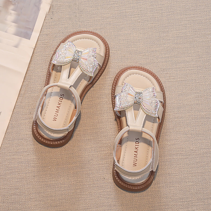 Girls' Fashion All-matching Baby Bowknot Shoes