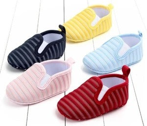 Unisex Baby Prewalker Shoes with soft sole, breathable upper, lightweight slip-on design, and flexible comfort for newborns and first walkers