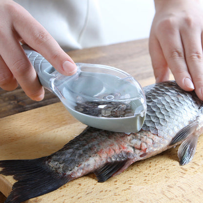 Fish Skin Brush Scraping Fish Scale Brush Grater Quick Disassembly Fish Knife Cleaning Peeling Skin Scraper Scraper Fish Scaler Kitchen Tools  (Available)