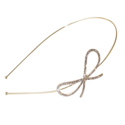 Bow Hair Band Fine Crystal Glass Accessories (Available)