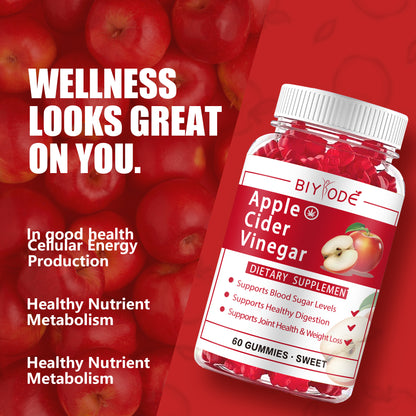 Hot Sale Wholesale App Le Cider Vinegar Supplement Gummy Ready Stock OEM ODM Custom