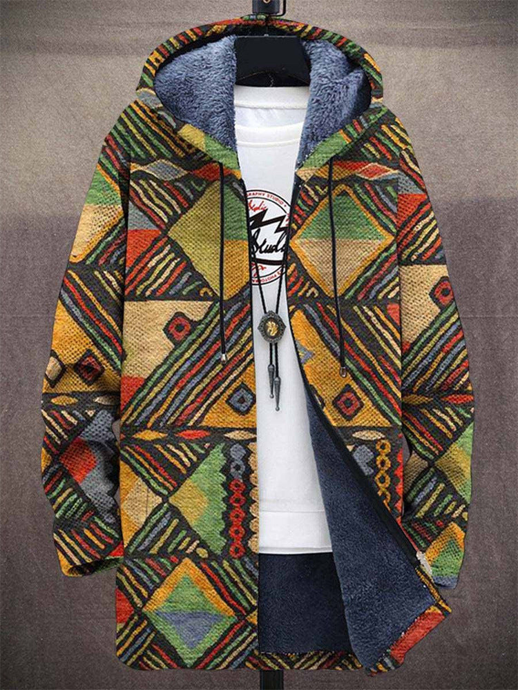 Men's 3d Digital Printed Hat Cardigan