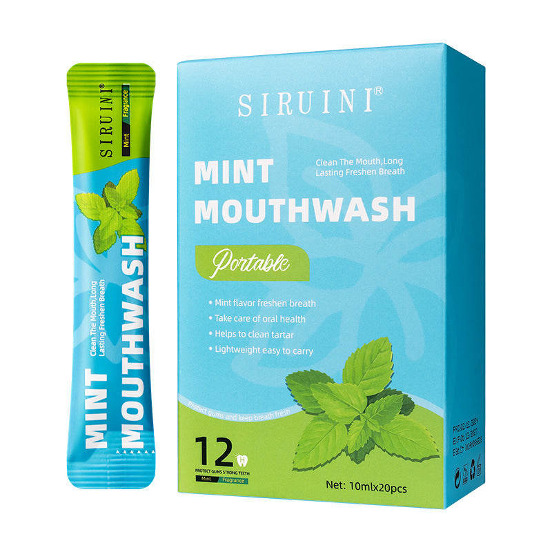 Mouthwash Pieces Set Pocket Portable Saliva
