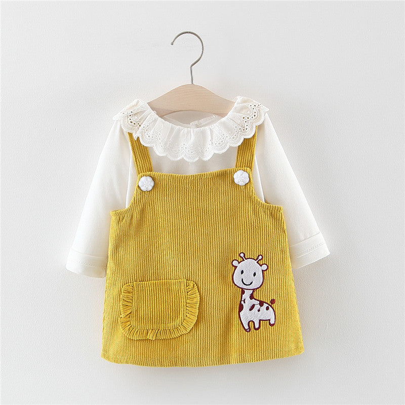 Baby Girl Beautiful Dress - 2 Pieces Set (Available)