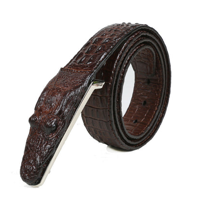 Men's leather belt