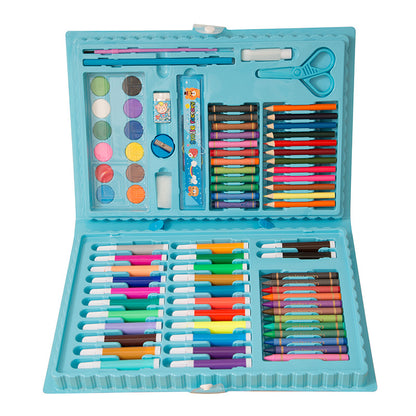 Special Offer 86-piece Children's Painting Kit Student Drawing School Supplies Stationery Set Gift Box