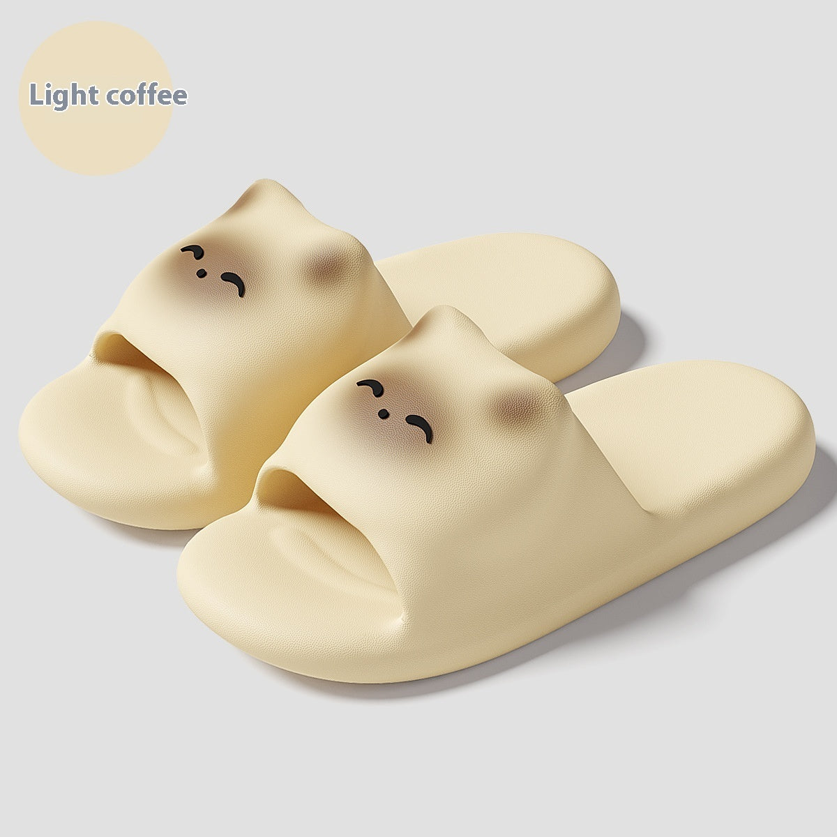 Cartoon Kitten Women's Soft Bottom Non-slip Eva Slippers  (Available)