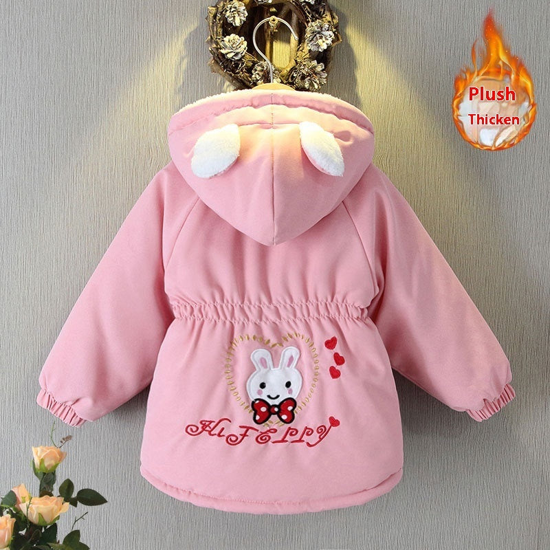 Boys' Autumn And Winter Clothes Velvet Padded Thickened Coat