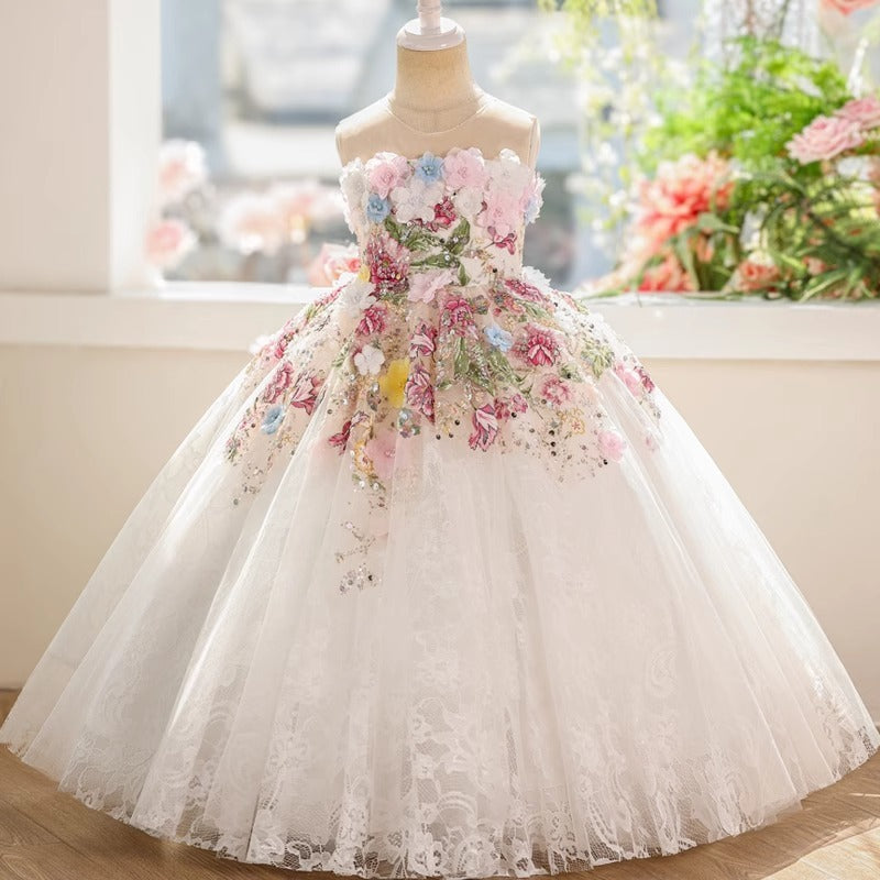 Girls Catwalk Dress Bangladesh Princess Costume - Small China Town