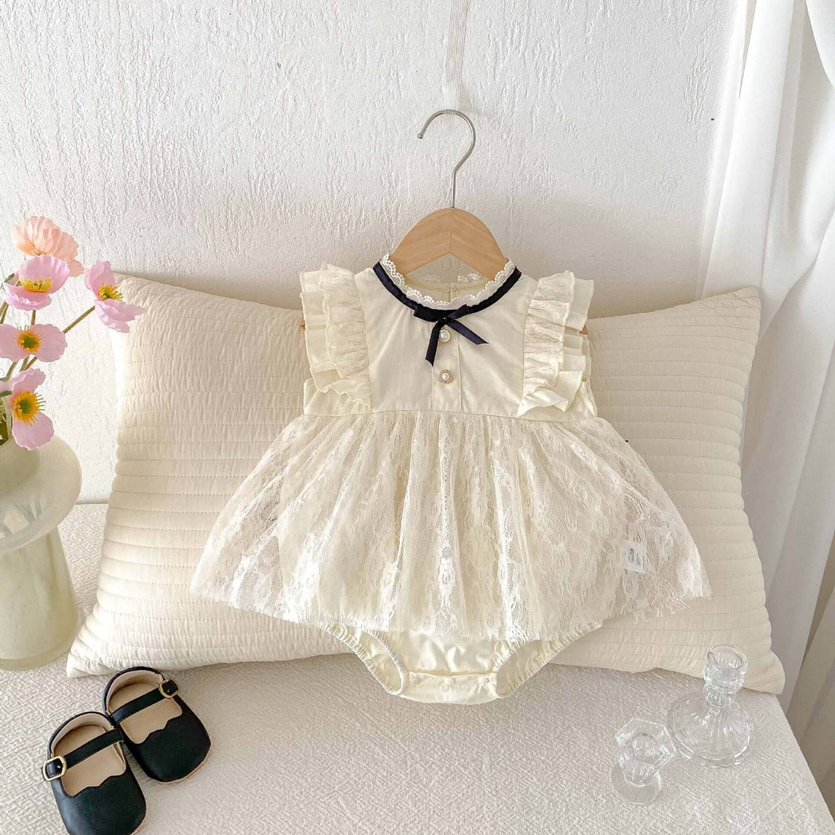 Baby Girl Lace Jumpsuit Bangladesh Summer Outfit - Small China Town