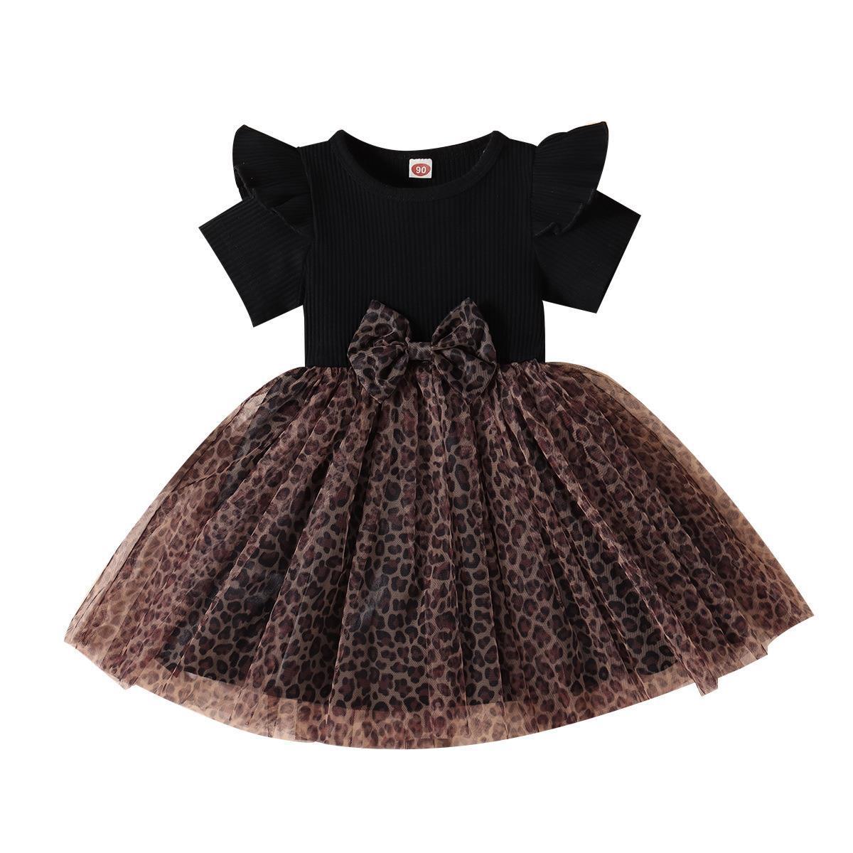 Girls Leopard Print Dress Bangladesh - Small China Town
